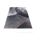 Custom Size Black 3d Polyester Shaggy Rug, Romantic Shaggy Carpet For House Decoration